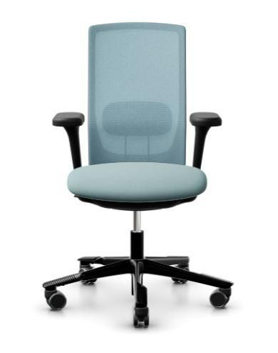 HAG Futu Mesh 3D ergonomische bureaustoel licht blauw